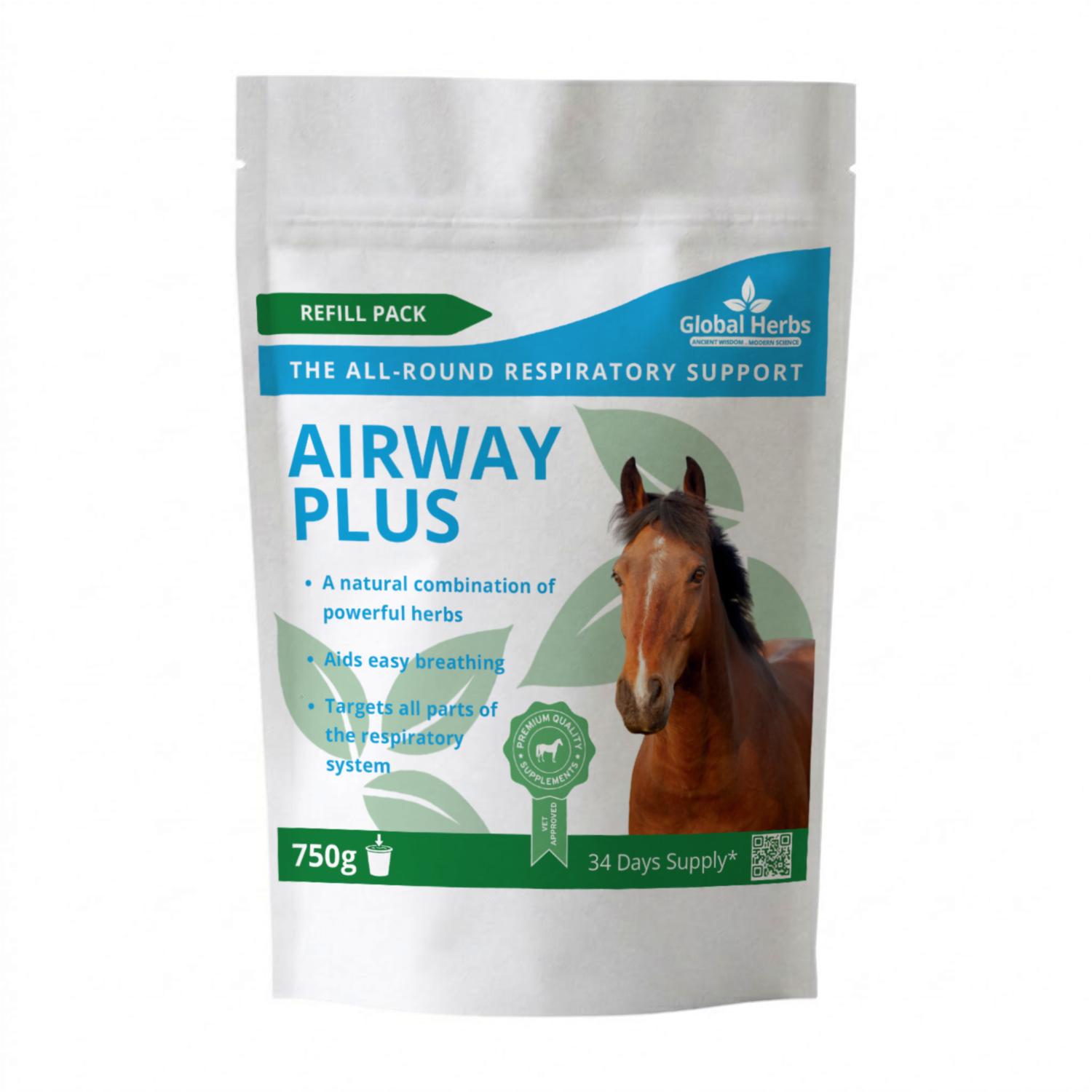 Airway Plus Powder Refill Pouch 750g - Global Herbs Global Herbs B2B