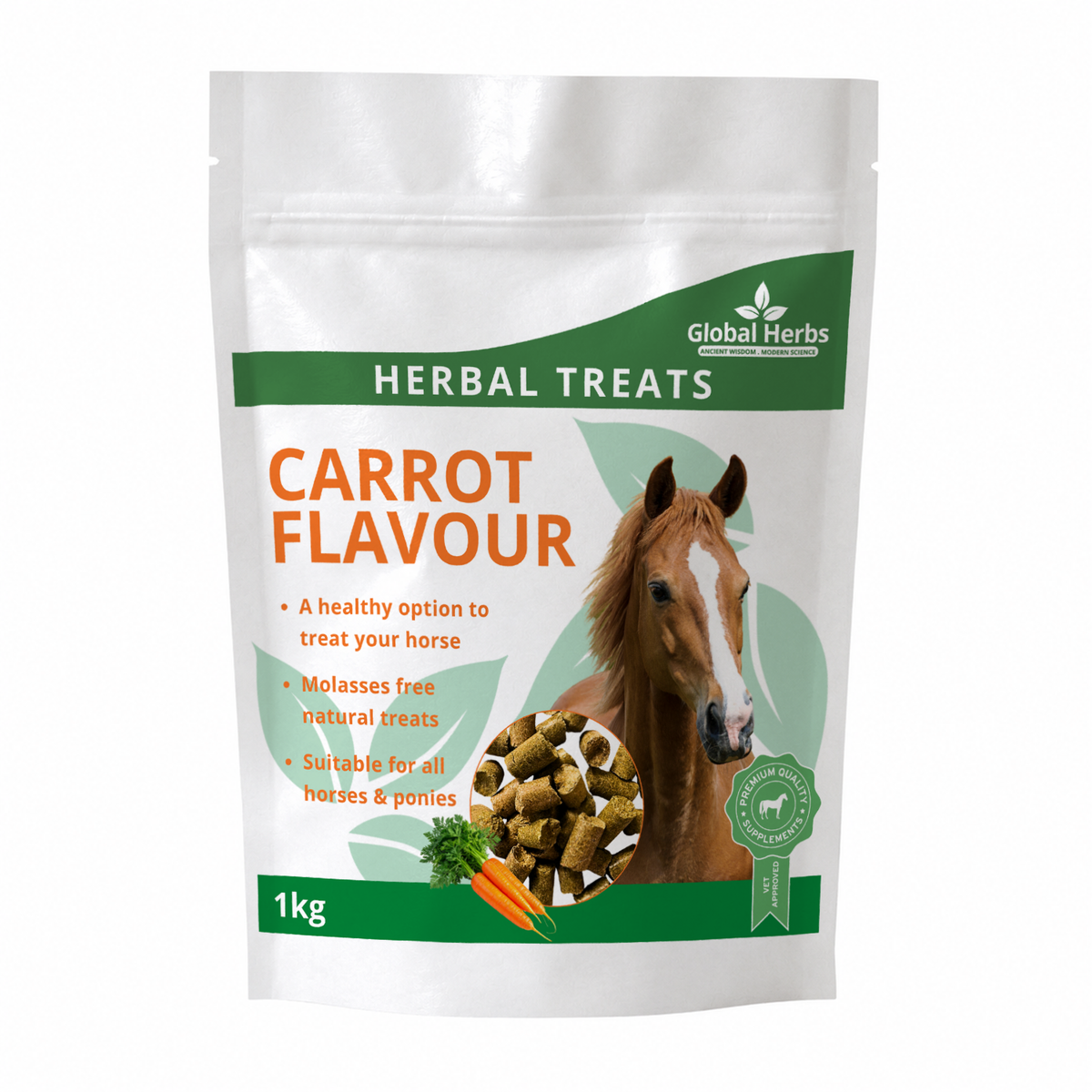 Carrot Treats 1kg - Global Herbs