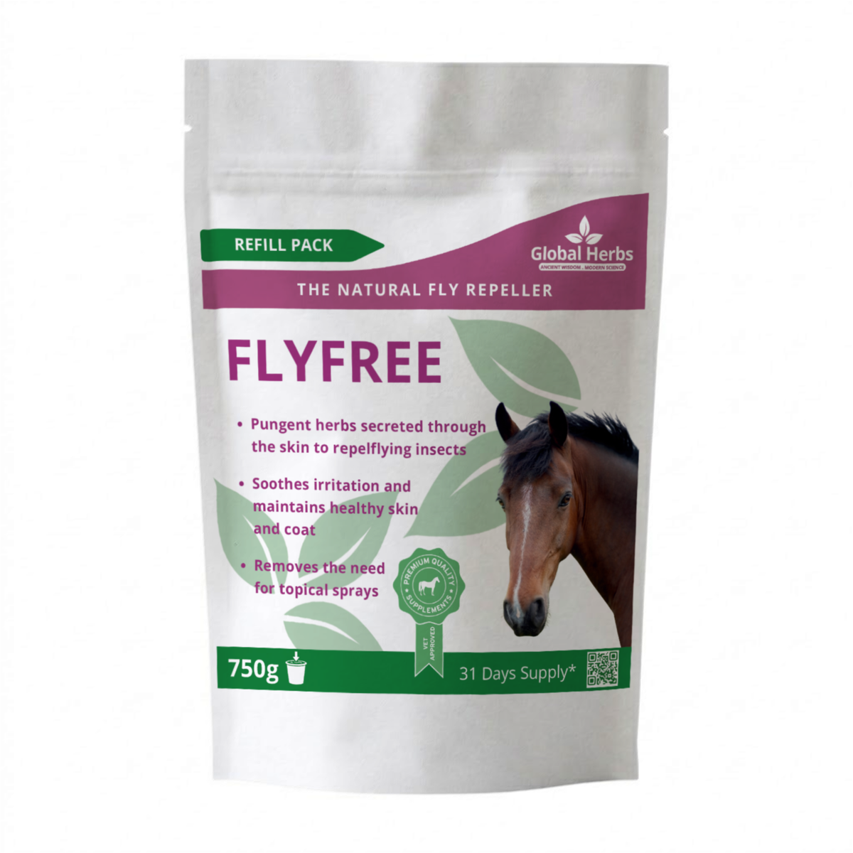 Flyfree Refill Pouch 750g - Global Herbs