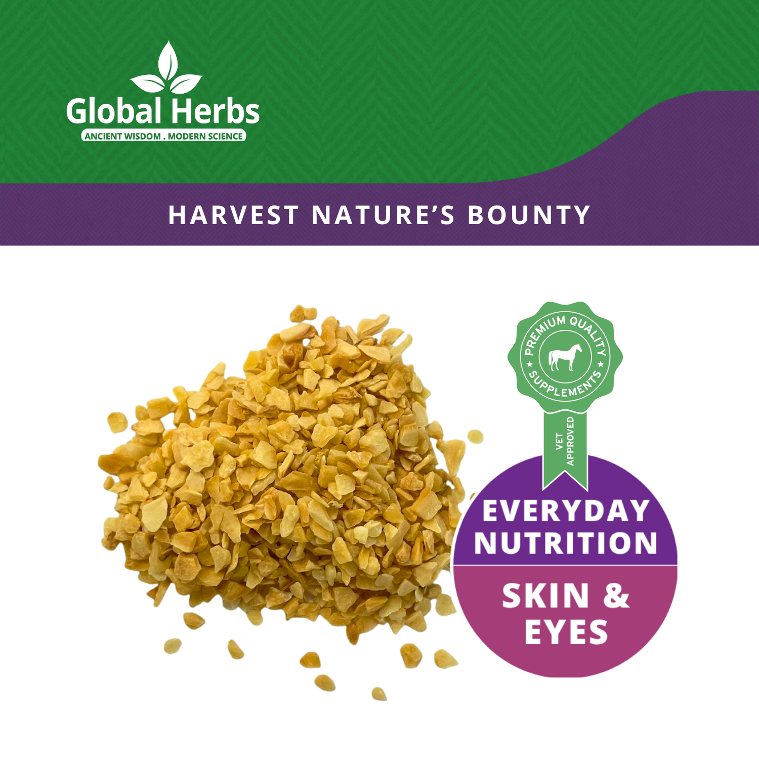 Garlic Granules 1kg - Global Herbs Global Herbs