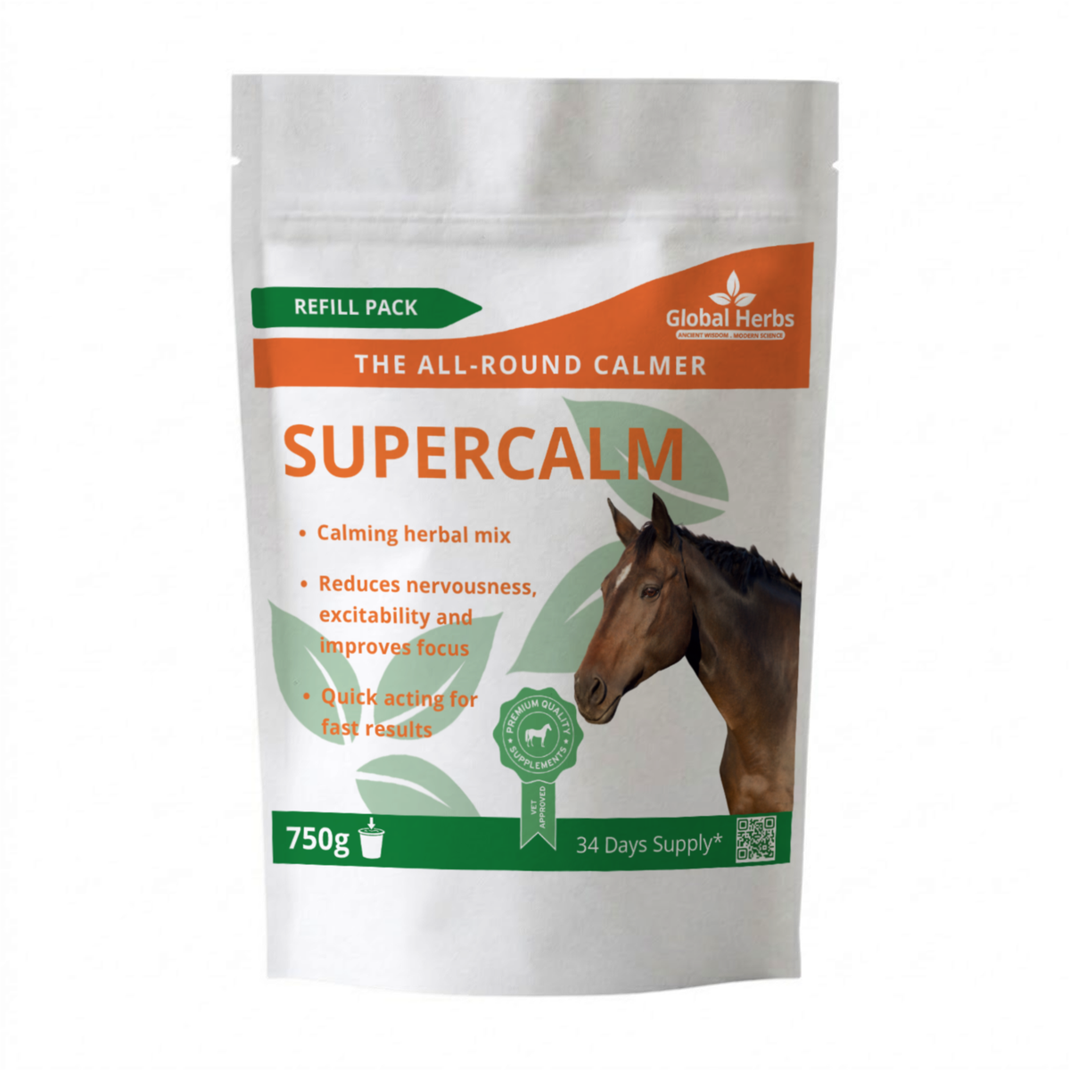 Supercalm Refill Pouch 750g - Global Herbs