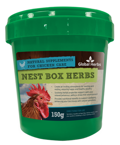 Nest Box Herbs 150g - For Chickens - Global Herbs Global Herbs