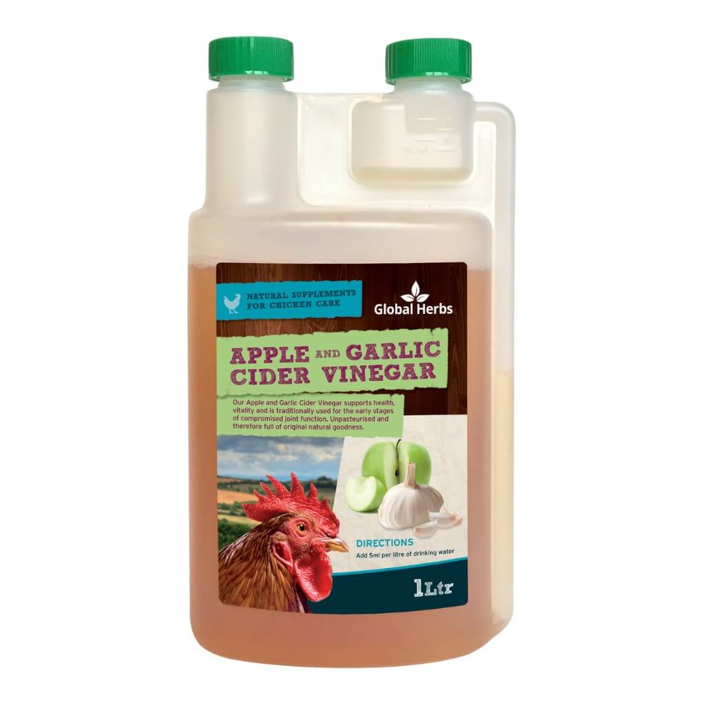 Apple Garlic Cider Vinegar For Chickens Global Herbs (Europe) Ltd