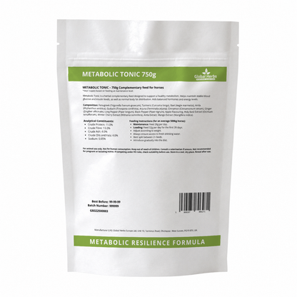 Metabolic Tonic Refill Pouch 750g - Global Herbs Global Herbs