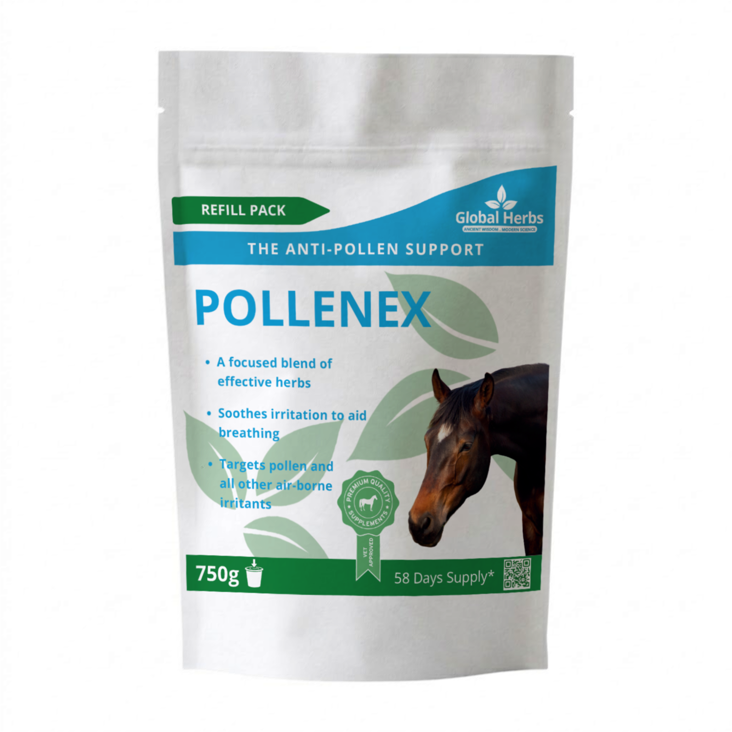 Pollenex Refill Pouch 750g - Global Herbs Global Herbs B2B