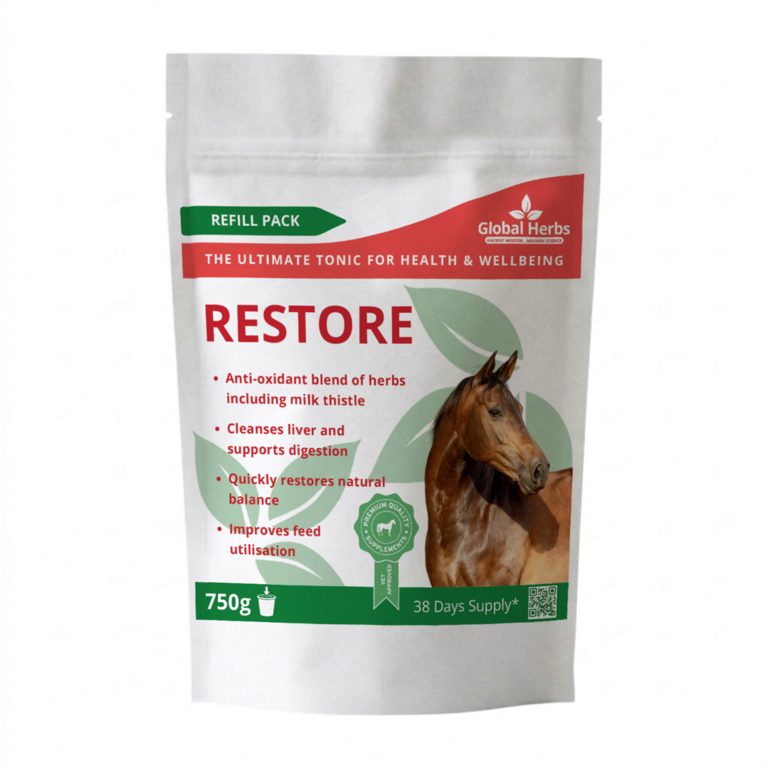 Restore Refill Pouch 750g - Global Herbs Global Herbs B2B